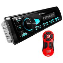 Auto Radio Aparelho Pioneer Mp3 Player Mvh145bt Usb Bluetooth Am Fm Som Automotivo De Carro mais Controle Longa Distância JFA Red Line Auto Radio Aparelho Pioneer Mp3 Player Mvh145bt Usb Bluetooth Am Fm Som Automotivo De Carro mais Controle Longa Distância JFA Red Line