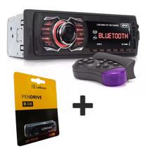 Auto Radio Automotivo Bluetooth Controle No Volante KP-C29BH + Pendrive 8gb