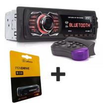 Auto Radio Automotivo Bluetooth Controle Volante + Pendrive