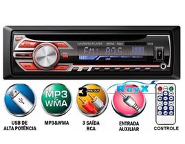 Auto Radio Cd Player Mp3 Usb Sd Card Auxiliar Rayx