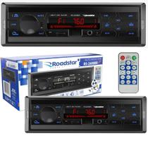 Auto Rádio Fm Rs2604br Plus Roadstar Usb Sd Bt 4 Saída Rca