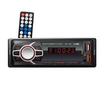 Auto Rádio Kube Ku-1100 12v Bluetooth/micro Sd/aux Vermelho