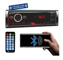 Auto Radio Mp3 Automotivo E-Tech Premium Bluetooth Usb Sd Aux Radio FM