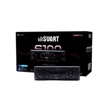 Auto Radio Mp3 Player Com Bluetooth Usb Svart S100 Tech One Som Carro