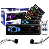 Auto Rádio RS2605BR Roadstar Bluetooth USB SD Aux Rádio FM MP3 Player 1 Din Auto Rádio RS2605BR Roadstar Bluetooth USB SD Aux Rádio FM MP3 Player 1 Din