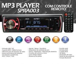 Auto Radio Seven Fm/mp3/sd/aux/controle