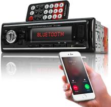 Auto Radio Som Mp3 Bluetooth 4x 60w Usb Sd Aux Bt Carro TOP - MCL MAX