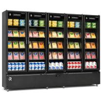 Auto Servico Frios E Laticinios Vanguard Asvr5p Preto 5 Portas 220V - Refrimate Auto Servico Frios E Laticinios Vanguard Asvr5p Preto 5 Portas 220V - Refrimate