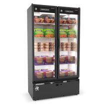 Auto Serviço Vanguard Congelados Refrimate 2 Portas Preto e Branco 220V ASVCG2P