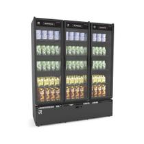 Auto Serviço Vanguard Resfriados 3 Porta 0 A 7 ºc Asvr3ppp Preto/preto 220v - Refrimate 220v