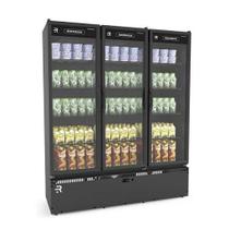Auto Serviço Vanguard Resfriados 3 Portas Preto 0 a 7ºC ASVR3P PR_PR 220V Refrimate Auto Serviço Vanguard Resfriados 3 Portas Preto 0 a 7ºC ASVR3P PR_PR 220V Refrimate
