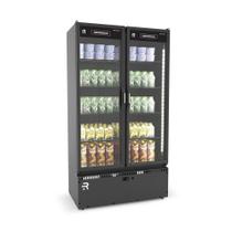 Auto Serviço Vanguard Resfriados Expositor 2 Portas 0 A 7 ºc Asvr2ppp Preto-preto 220v - Refrimate