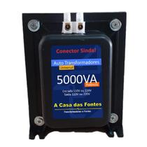 Auto Transformador 5.000 Va -Conector Sindal / Bivolt