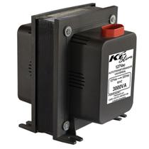Auto Transformador Conversor De Energia 3000va Kf Slim Bivolt 110 para 220 Para Ar Condicionado Geladeira