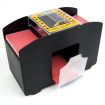 Automatic Card Shuffler Trademark Poker de 4 decks operado por bateria