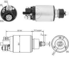 Automático Motor de Partida Case Landini Massey Ferguson Mccormick Perkins - ZM1825 Automático Motor de Partida Case Landini Massey Ferguson Mccormick Perkins - ZM1825