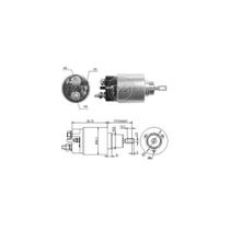 Automatico partida 12v peugeot 206 306 zm0679