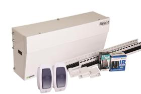 Automatizador Branco Porta Social Deslizante 1 Folha 60kg + 2 Botoeiras de Proximidade Automatizador Branco Porta Social Deslizante 1 Folha 60kg + 2 Botoeiras de Proximidade
