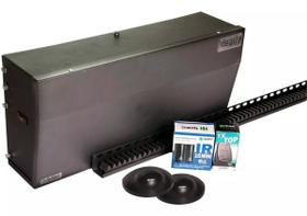 Automatizador Idealle Porta Social Deslizante 1 Folha 60kg Porta 1,20 metros Cremalheira Sensor de Presença Controles Profissional Preta Automatizador Idealle Porta Social Deslizante 1 Folha 60kg Porta 1,20 metros Cremalheira Sensor de Presença Controles Profissional Preta