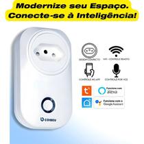 Automatize Sua Casa: Tomada Inteligente Wifi Smart Home Coibeu - Branco