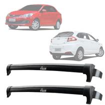 Automotive Rack Teto Aluminio Chery Celler Hatch Sedan Preto Automotive Rack Teto Aluminio Chery Celler Hatch Sedan Preto
