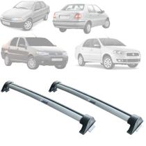Automotive Rack Teto Aluminio Fiat Palio 94-14 4Portas PRATA