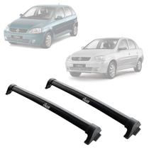 Automotive Rack Teto Aluminio GM Corsa Frente Montana PRETO Automotive Rack Teto Aluminio GM Corsa Frente Montana PRETO