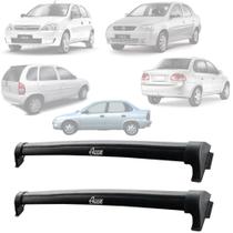 Automotive Rack Teto Aluminio GM Corsa Hatch Sdn Friso PRETO