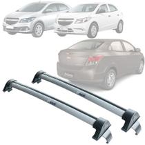 Automotive Rack Teto Aluminio GM Onix Prisma 13 até 19 PRATA