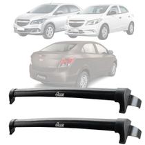Automotive Rack Teto Aluminio GM Onix Prisma 13 até 19 PRETO