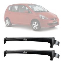 Automotive Rack Teto Aluminio Honda Fit 2003 até 2007 PRETO Automotive Rack Teto Aluminio Honda Fit 2003 até 2007 PRETO