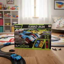 Autorama Elétrico Super Turbo Run Carrinho Velocidade Emoção Autorama Elétrico Super Turbo Run Carrinho Velocidade Emoção