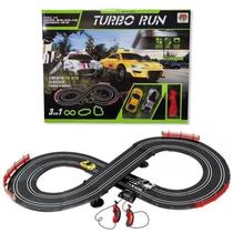 Autorama Pista De Carrinho 280 Cm Turbo Run Circuito 3 Em 1