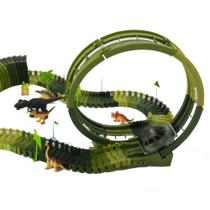 Autorama Pista Dinossauro T-Rex Track Looping 360º DMToys