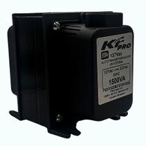 Autotransformador KF, Bivolt 127/220V, 1.500VA, Pro, Preto - TRF0912 Autotransformador KF, Bivolt 127/220V, 1.500VA, Pro, Preto - TRF0912