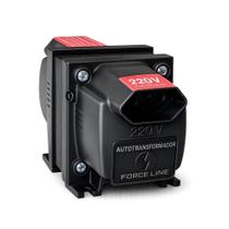 Autotransformador Slim Fit 300Va 10A Bivolt com Fusível Térmico Rearmável - Force Line