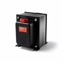 Autotransformador Slim Fit 5000Va 20A Bivolt com Fusível Térmico Rearmável - Force Line