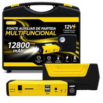 Auxiliar De Partida 12V 12800mAh Compressor Jump Starter Knup KPTC07A Auxiliar De Partida 12V 12800mAh Compressor Jump Starter Knup KPTC07A