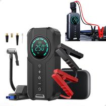 Auxiliar De Partida Calibrador Compressor Ar Pneu Portátil