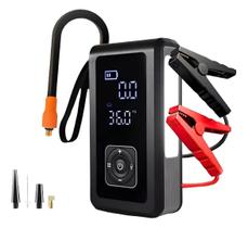 Auxiliar De Partida Emergência 10000Mah Compressor Ar 2 Em 1