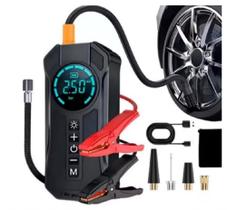 Auxiliar de Partida Portátil Com Compressor de Ar De Pneu Jump Starter 120w