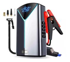 Auxiliar De Partida Portátil para Carros Motos com Compressor Auxiliar De Partida Portátil para Carros Motos com Compressor
