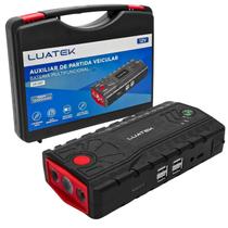 Auxiliar de Partida Veicular Luatek LKU07 600A Powerbank 12000mAh Jump Starter 12V