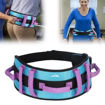 Auxiliar de transferência antiderrapante Gait Belt Supergear com 7 alças Aqua