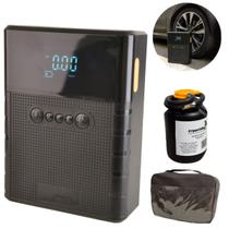 Auxiliar Partida Portátil 8000mAh Veicular 4 em 1 Compressor Ar Lanterna Selante Importway Iwmca007