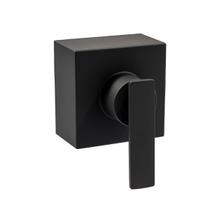 Avabamento Registro Base Quadrada Alavanca Para Deca Preto