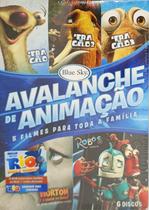 Avalanche De Animação 05 Filmes (Box dvd )