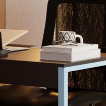 Avaliando Mesa Escrivaninha Industrial Desk 90 Color Pés de Ferro Preto Azul