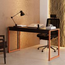 Avaliando Mesa Escrivaninha Industrial Desk 90 Color Pés de Ferro Preto Cobre Avaliando Mesa Escrivaninha Industrial Desk 90 Color Pés de Ferro Preto Cobre