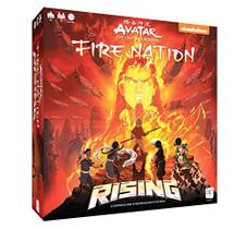 Avatar The Last Airbender: Fire Nation Rising de Jogos de Tabuleiro Cooperativos Com Avatar Heróis e Vilões - Aang, Katara, Sokka, Toph, Zuko e Lord Ozai Mercadoria Avatar Licenciada Oficialmente - USAOPOLY